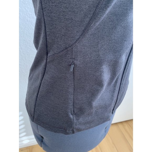 WOMEN'S All In Motion ZIP FRONT JACKET - DARK GRAY - XSMALL (127) NWOT - Picture 5 of 8